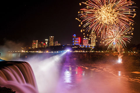 Niagara Falls Fireworks